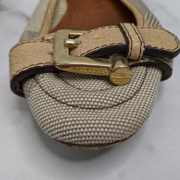 Burberry Woven Canvas Flats - Picture 5 of 9